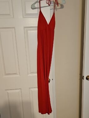 red coogi dress COOGI | Dresses | Coogi Long Maxi Summer Red Signature Dress